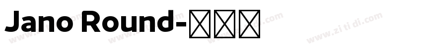 Jano Round字体转换